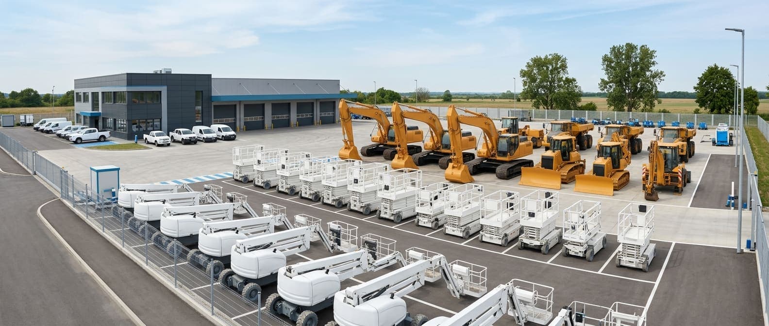 Parc de nacelles et engins de location BTP